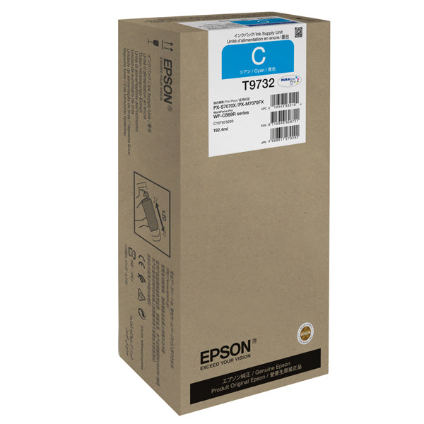 EPSON - C13T97320N - Epson Cartuccia Ciano XL WorkForce Pro WF-C869R - EPST97320N -  Conf. da 1 Pz.