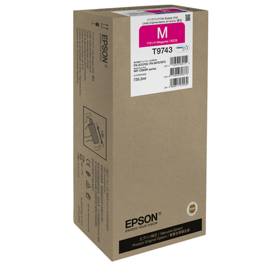 EPSON - C13T97430N - Epson Cartuccia Magenta XXL WorkForce Pro WF-C869R - EPST97430N -  Conf. da 1 Pz.