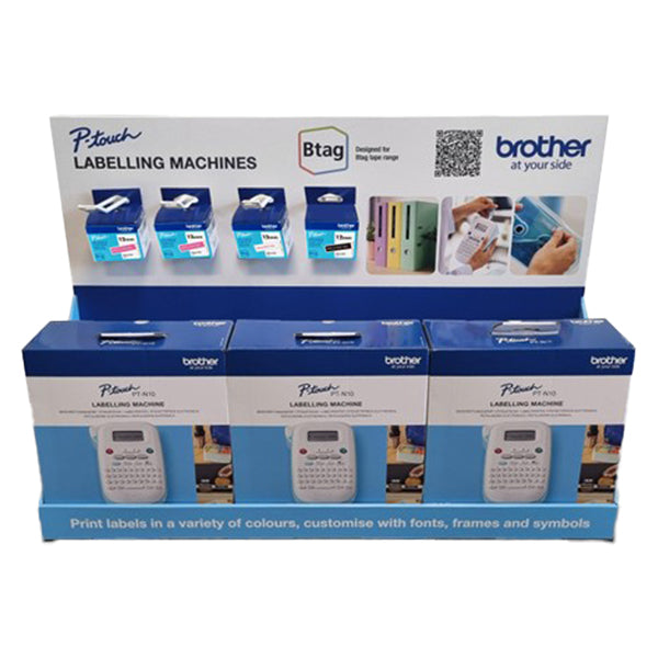 BROTHER - ESPOAURA2025 - Brother - Bundle - 6 PTN10 - 9 BTAG231 - 3 BTAG131 - BTAG335 - Espositore - ESPOAURA2025 -  Conf. da 1 Pz.