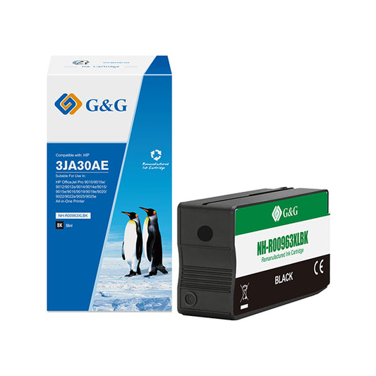 G&G - NH-R00963XLBK - G&G - Cartuccia ink Compatibile per HP 963XL - Nero - GGNINKE963XLBK -  Conf. da 1 Pz.