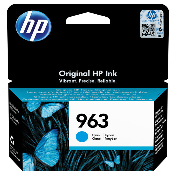 HP - 3JA23AE - Hp - Cartuccia ink originale - 963 - Ciano - 3JA23AE - 700 pag - HP3JA23AE -  Conf. da 1 Pz.