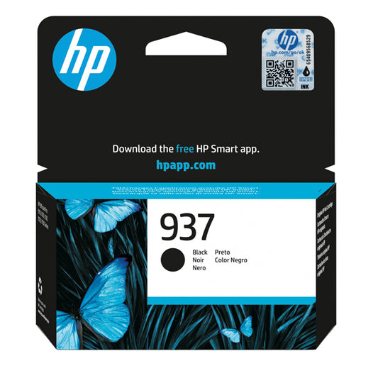 HP - 4S6W5NE - Hp originale - Cartuccia 937 - Nero - 4S6W5NE - HP4S6W5NE -  Conf. da 1 Pz.