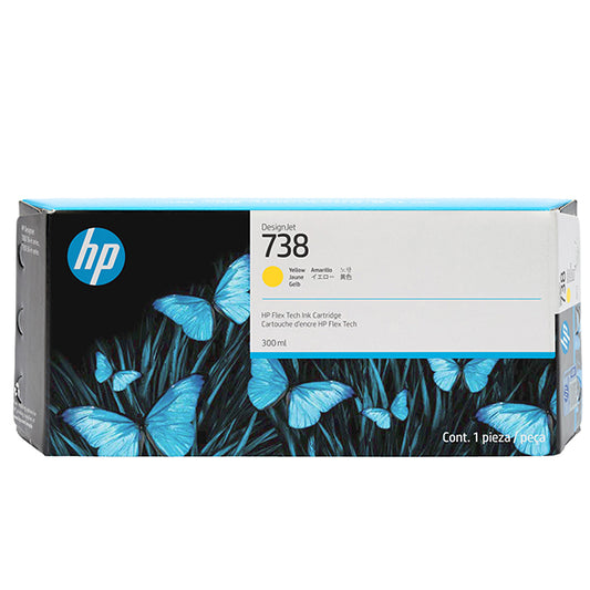 HP - 676N1A - Hp originale - Cartuccia DesignJet Ink 738M - Giallo - 676N1A - 300ml - HP676N1A -  Conf. da 1 Pz.