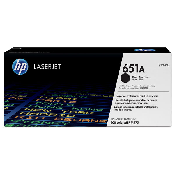 HP - CE340A - Hp - Toner originale - 651A - Nero - CE340A - 13.500 pag - HPCE340A -  Conf. da 1 Pz.