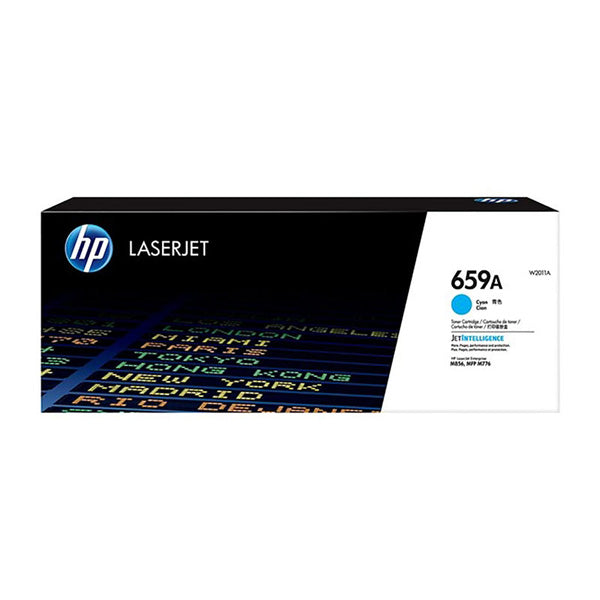 HP - W2011A - Hp - Toner originale - 659 - ciano - W2011A - 13.000 pag - HPW2011A -  Conf. da 1 Pz.