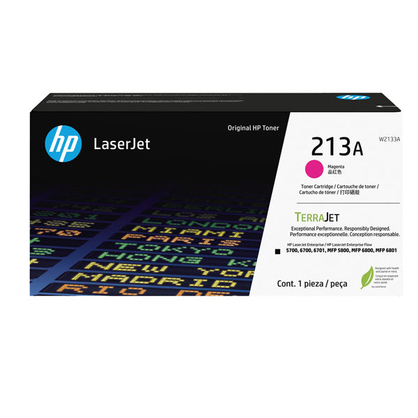 HP - W2133A - Hp -  Toner originale LaserJet HP 213A - Magenta - W2133A - 3.000 pag - HPW2133A -  Conf. da 1 Pz.
