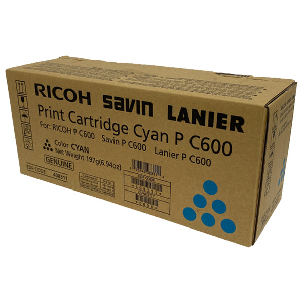 RICOH - 408315 - Ricoh - Toner - Ciano - 408315 - 12.000 pag - RICPC600C -  Conf. da 1 Pz.