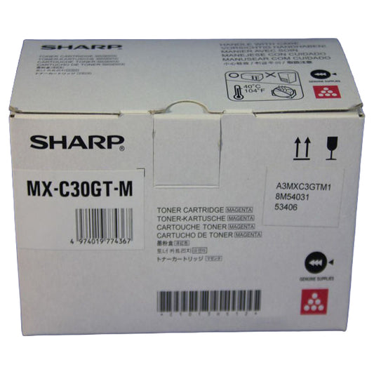 SHARP - MXC30GTM - Sharp - Toner - Magenta - MXC30GTM - 6.000 pag - SHAMXC30GTM -  Conf. da 1 Pz.