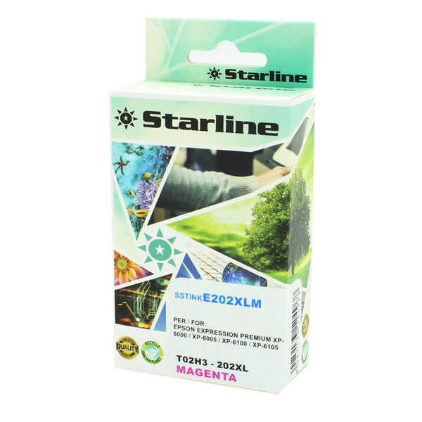STARLINE - JNEP202M - Starline - Cartuccia Ink compatibile per Epson 202XL - Magenta - 13ml - SSTINKE202XLM -  Conf. da 1 Pz.