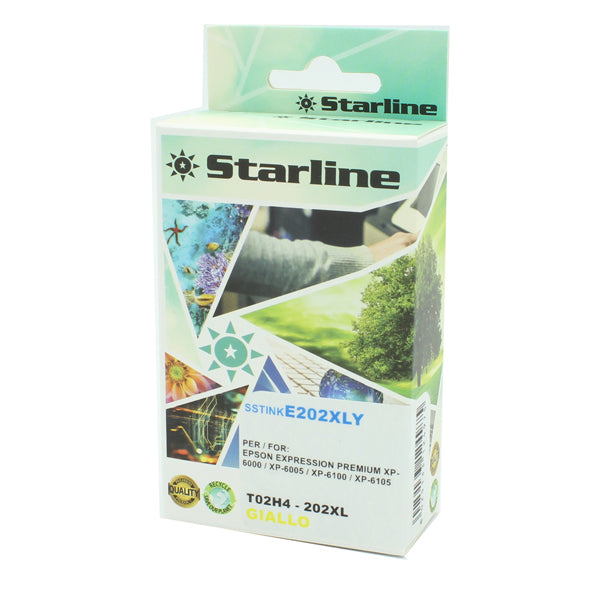 STARLINE - JNEP202Y - Starline - Cartuccia Ink compatibile per Epson 202XL - Giallo - 13ml - SSTINKE202XLY -  Conf. da 1 Pz.