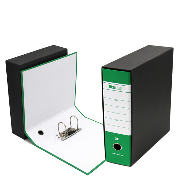 STARLINE - 0201935.VE - Registratore Starbox - dorso 8 cm - commerciale 23 x 30 cm - verde - Starline - STL4010 -  Conf. da 1 Pz.