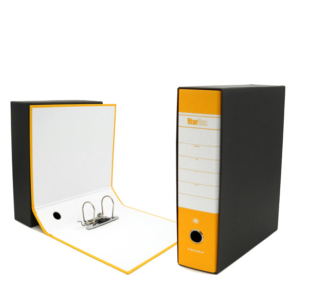 STARLINE - 0201935.GI - Registratore Starbox - dorso 8 cm - commerciale 23 x 30 cm - giallo - Starline - STL4011 -  Conf. da 1 Pz.