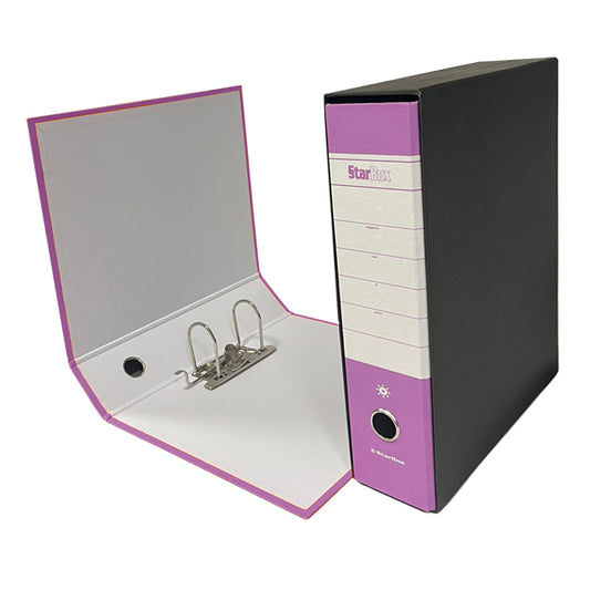 STARLINE - 0201929.LI - Registratore Starbox - dorso 8 cm - protocollo 23 x 33 cm - lilla - Starline - STL4014 -  Conf. da 12 Pz.