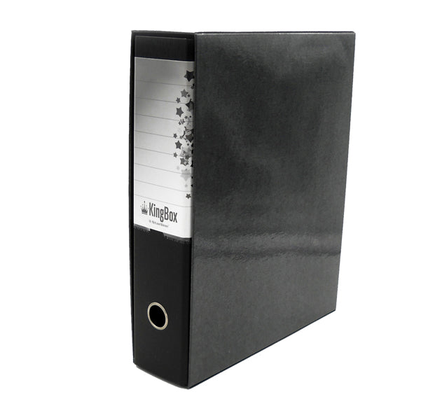 STARLINE - RXP8NE - Registratore Kingbox - dorso 8 cm - protocollo 23 x 33 cm - nero - Starline - STL4020 -  Conf. da 1 Pz.