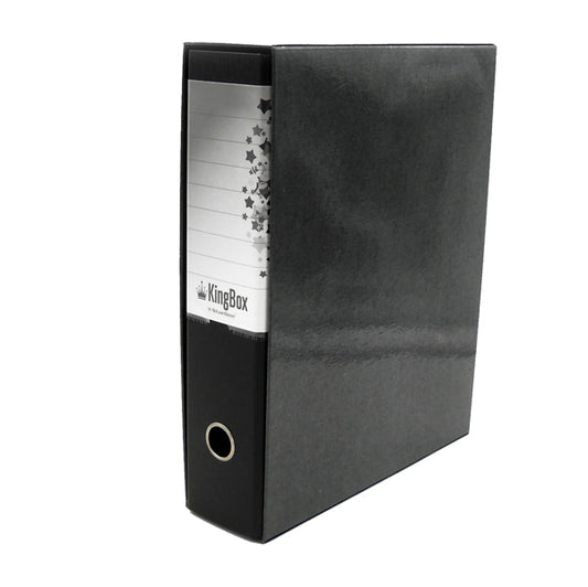 STARLINE - RXP8NE - Registratore Kingbox - dorso 8 cm - protocollo 23 x 33 cm - nero - Starline - STL4020 -  Conf. da 1 Pz.