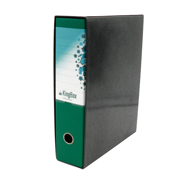 STARLINE - RXP8VE - Registratore Kingbox - dorso 8 cm - protocollo 23 x 33 cm - verde - Starline - STL4023 -  Conf. da 1 Pz.