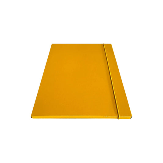 STARLINE - CP01ELGI-STL5303 - Cartella 3 lembi con elastico - 25 x 34 cm - dorso 1cm - giallo - Starline - STL5303 -  Conf. da 5 Pz.