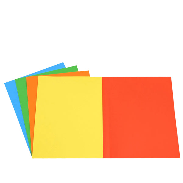 STARLINE - OD0113BLXXXAJ15 - Cartellina semplice - 200 gr - A4 - cartoncino bristol - 5 colori assortiti - Starline - conf. 50 pezzi - STL6110 -  Conf. da 1 Pz.