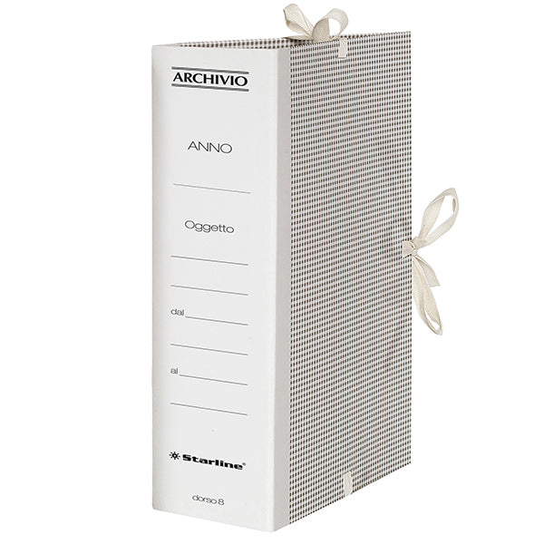 STARLINE - X0012 - Faldone - lacci incollati - tela - 35 x 25 cm - dorso 8 cm - Starline - STL7419 -  Conf. da 25 Pz.