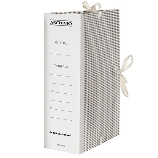 STARLINE - X0012 - Faldone - lacci incollati - tela - 35 x 25 cm - dorso 8 cm - Starline - STL7419 -  Conf. da 25 Pz.