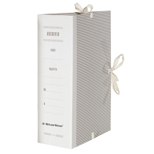 STARLINE - X218 - Faldone - lacci incollati - tela - 35 x 25 cm - dorso 18 cm - Starline - STL7423 -  Conf. da 25 Pz.