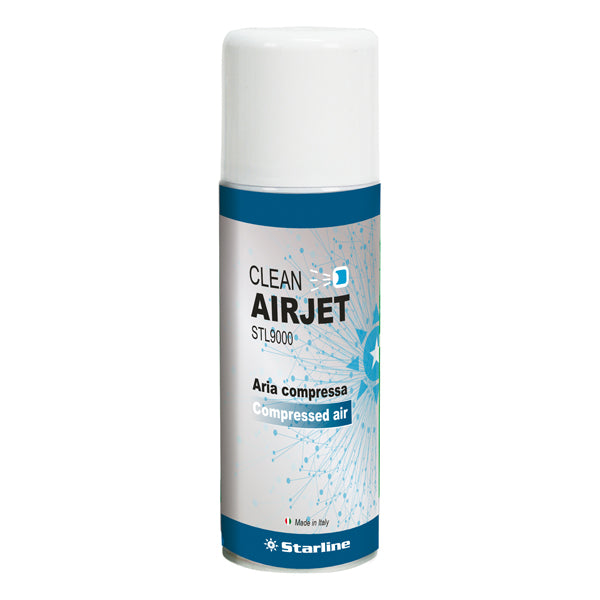 STARLINE - A02061-1 - Aria Compressa Clean AirJet con cannuccia - 400ml - Starline - STL9000 -  Conf. da 1 Pz.
