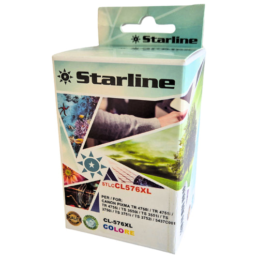 STARLINE - CL-576XL - Starline - Cartuccia ink - per Canon - Colore - CL-576XL - 18ml - STLCCL576XL -  Conf. da 1 Pz.