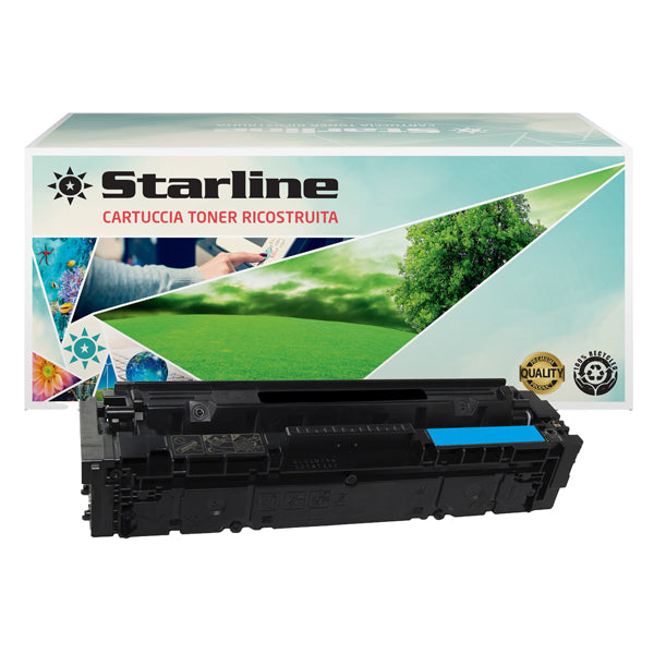 STARLINE - K18892TA - Starline - Toner Ricostruito per HP 207X - Ciano - W2211X - 2.450 pag - STLHW2211X -  Conf. da 1 Pz.