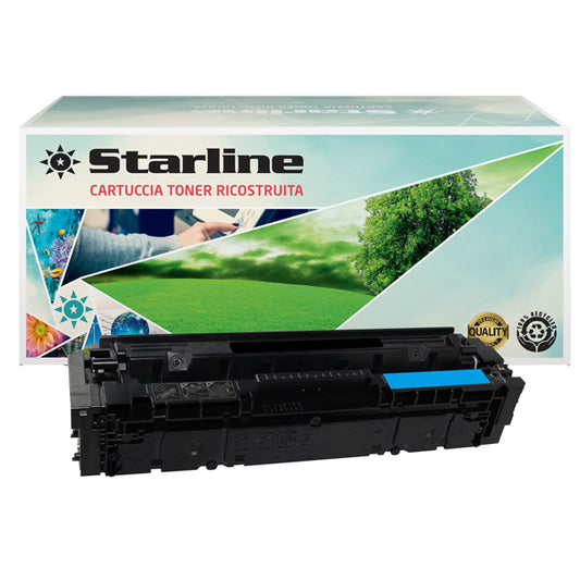 STARLINE - K18953TA - Starline - Toner Ricostruito per HP 216A - Ciano - W2411A - 2.500 pag - STLHW2411A -  Conf. da 1 Pz.