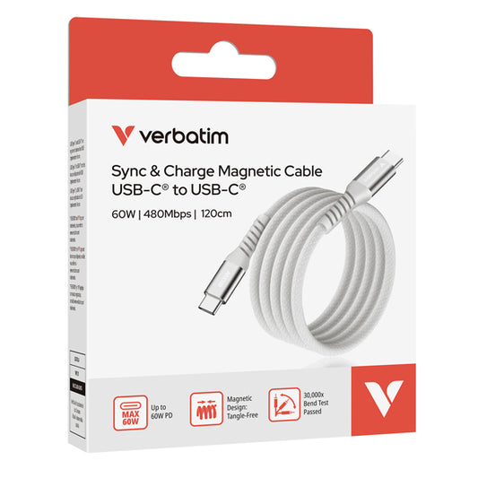 VERBATIM - 31850 - Verbatim - Cavo USB-C to USB-C - Grigio - 31850 - 120cm - VERB31850 -  Conf. da 1 Pz.