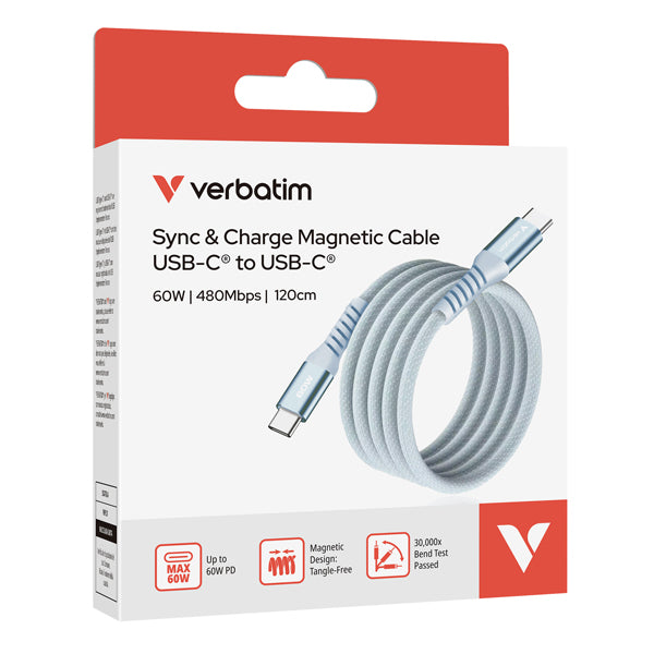VERBATIM - 31852 - Verbatim - Cavo USB-C to USB-C  - Blu - 31852 - 100cm - VERB31852 -  Conf. da 1 Pz.