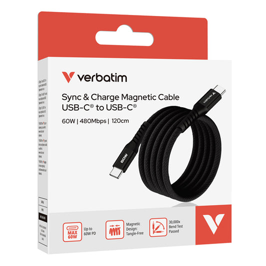 VERBATIM - 31859 - Verbatim - Cavo USB-C to USB-C -Nero- 31859 - 120cm - VERB31859 -  Conf. da 1 Pz.