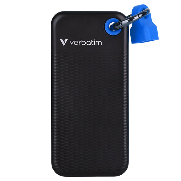 VERBATIM - 32191 - SSD Portatile Pocket USB 3.2 GEN 2 - 1 TB - Nero-Blu- Verbatim - 32191 - VERB32191 -  Conf. da 1 Pz.