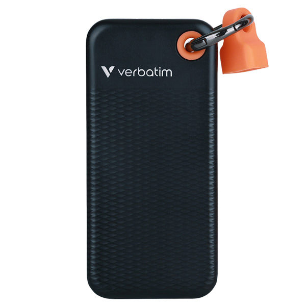 VERBATIM - 32193 - SSD Portatile Pocket USB 3.2 GEN 2 - 1 TB - Nero-Arancio Verbatim - 32193 - VERB32193 -  Conf. da 1 Pz.