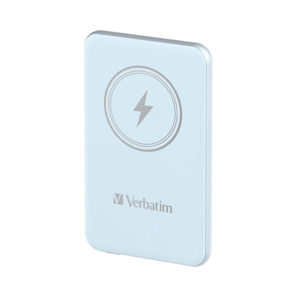 VERBATIM - 32242 - Power Bank Wireless Magnetico 5000 mAh Blu_ Verbatim - VERB32242 -  Conf. da 1 Pz.