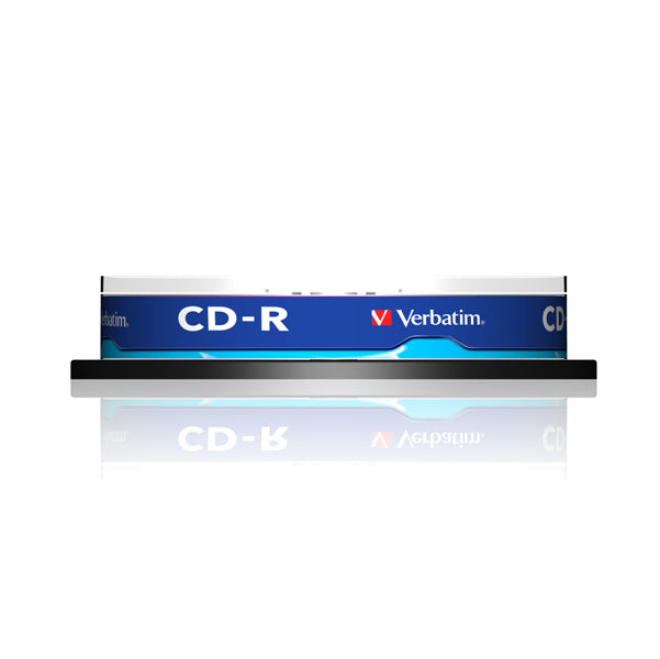 VERBATIM - 43437 - Verbatim - Scatola 10 CD-R Data Life serigrafato - spindle 1X-52X - 43437 - 700MB - VERBCDR70052SP -  Conf. da 1 Pz.
