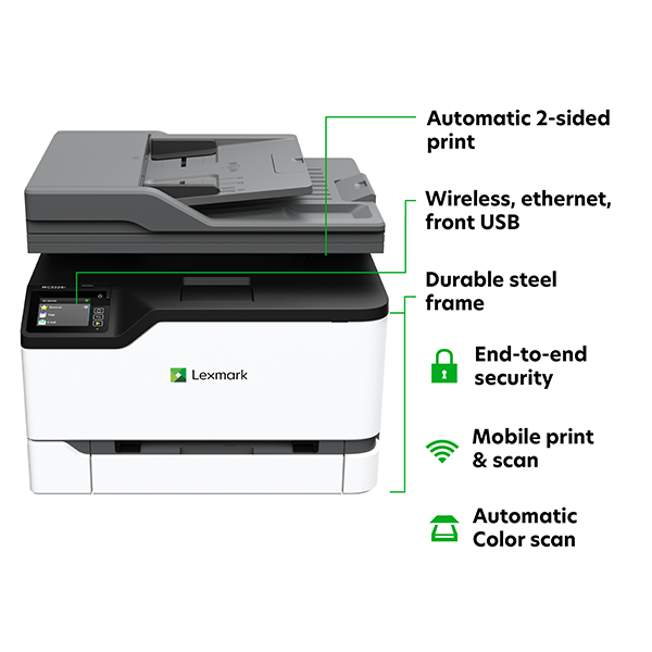 LEXMARK - 40N9391 - XC2326 multifunzione Laser a colori 25ppm