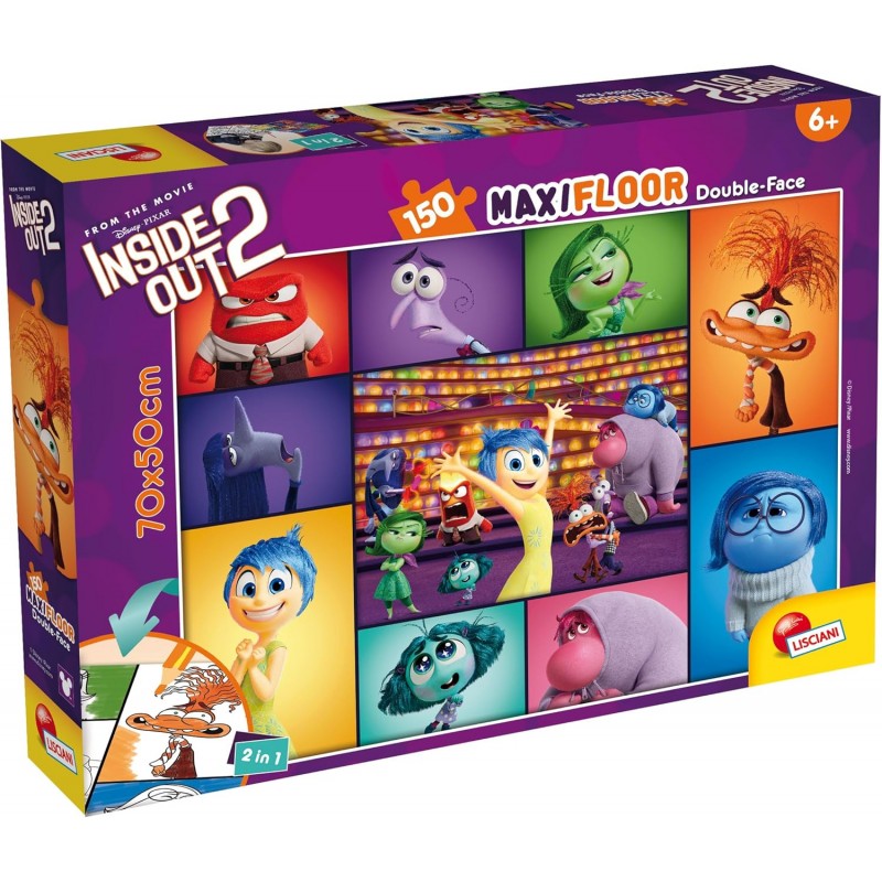 LISCIANI - 109814. - Puzzle maxi "Disney Inside Out 2" - 150 pezzi - Lisciani - 102836 -  Conf. da 1 Pz.