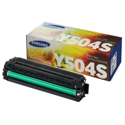 offerta SAMSUNG - SU028A - Samsung-HP - Toner originale - Giallo - CLTY504S-ELS - 1.800 pag - SAMSU025A -  Conf. da 1 Pz.