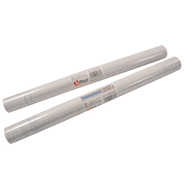 RI.PLAST - 20508231 - Rotolo coprilibro Veloplast - 5 m x 45 cm - PPL - liscio adesivo neutro - trasparente - Ri.plast - 100055 -  Conf. da 1 Pz.