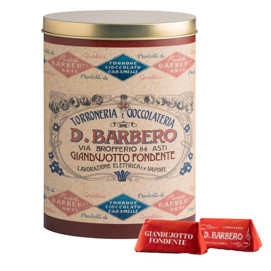 D. Barbero - METALGF - Gianduiotti - in scatola di metallo - gusto fondente - 150 gr - Barbero - 100187 -  Conf. da 1 Pz.