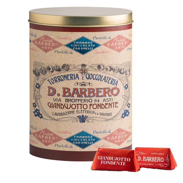 D. Barbero - METALGF - Gianduiotti - in scatola di metallo - gusto fondente - 150 gr - Barbero - 100187 -  Conf. da 1 Pz.