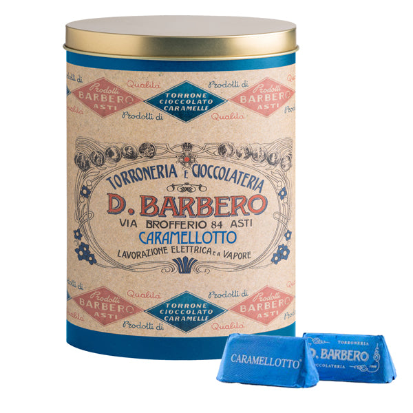 D. Barbero - METALGC - Gianduiotti - in scatola di metallo - gusto caramello salato - 150 gr - Barbero - 100189 -  Conf. da 1 Pz.