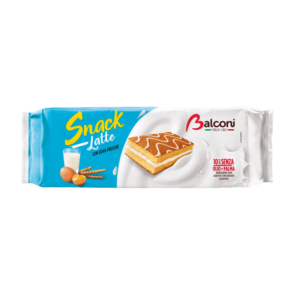 Balconi - BASNL - Snack al latte - 28 gr - Balconi - conf. 10 pezzi - 100199 -  Conf. da 1 Pz.
