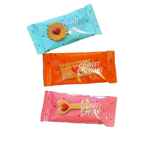 My Sweet Life - SLMIX - Biscotto Sweet Life Grand Mix - confezione monoporzione da 4,8 gr - My Sweet life - confezione 200 pezzi - 100202 -  Conf. da 1 Pz.