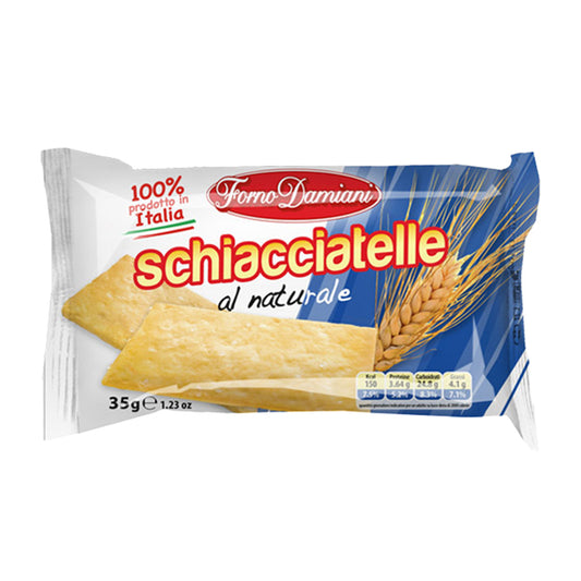 Forno Damiani - FDSNA - Schiacciatella al naturale - monoporzione 35 gr - Forno Damiani - conf. 50 pezzi - 100204 -  Conf. da 1 Pz.
