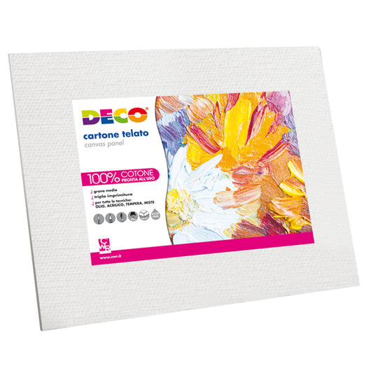 DECO - 384-4050 - Cartone telato - 40 x 50 cm - Deco - 100362 -  Conf. da 1 Pz.