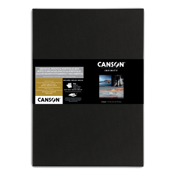 CANSON - C400052304 - Scatola archivio Infinity - per fogli A3+ - 33,6 x 48,9 x 3,5 cm - Canson - 100507 -  Conf. da 1 Pz.