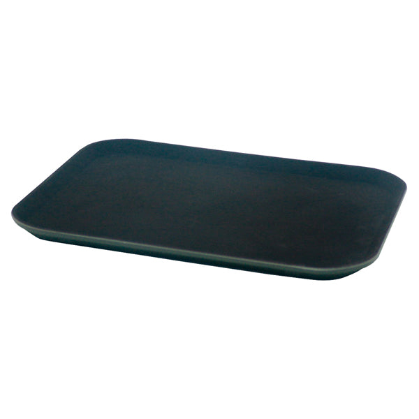 Leone - T5020 - Vassoio rettangolare antiscivolo - 25 x 35 cm - PP - nero - Leone - 100572 -  Conf. da 1 Pz.
