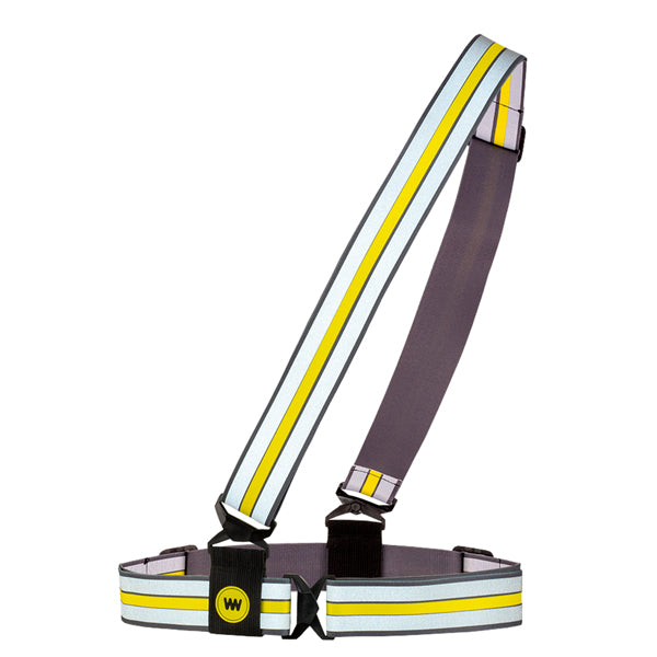 WOWOW - 120022 - Banda sicurezza alta visibilitA' Cross Wrap - regolabile - giallo fluo - WoWow - 100697 -  Conf. da 1 Pz.